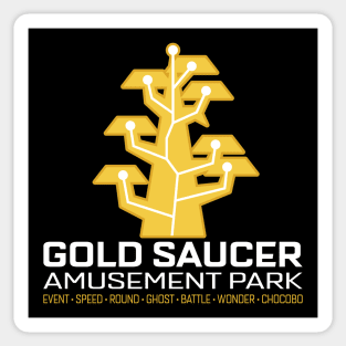 Gold Saucer Amusement Park Souvenir Sticker